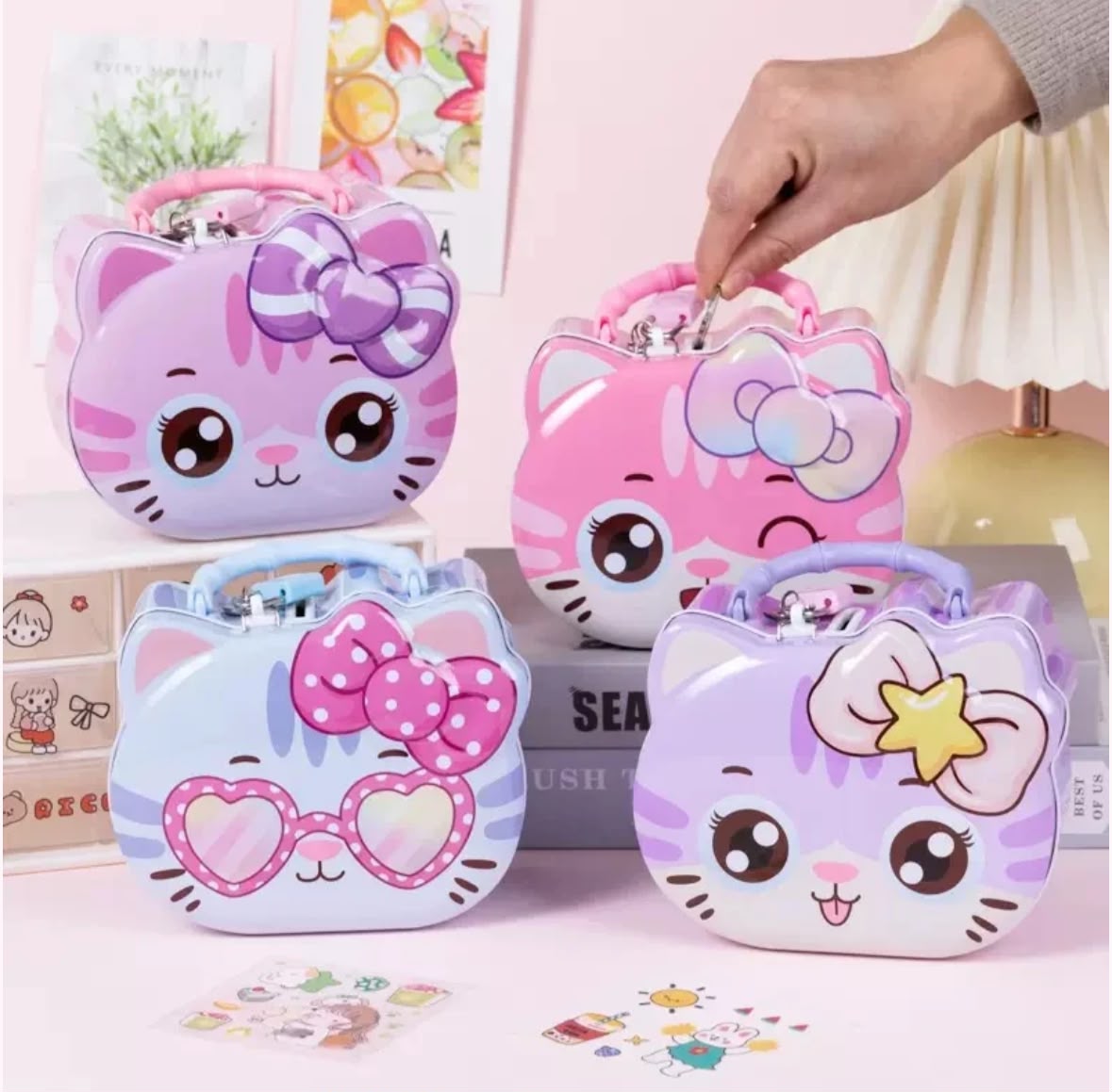 Cute kitty money box