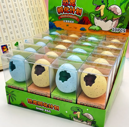 Dino egg eraser