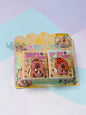 Miso station capybara themed mini notebook set with two pocket journals featuring cute food illustrations