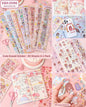Miso station decorative Kawaii sticker sheets set featuring 20 sheets of waterproof PET cartoon character designs.