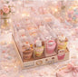 Miso station kawaii milk cup pencil sharpeners featuring cute animal characters in a clear display box set