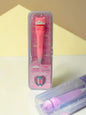 Miso station T-Brite KikiClean pink cat-themed children's toothbrush with a matching protective travel case