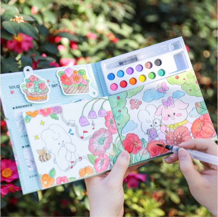 Water colouring book